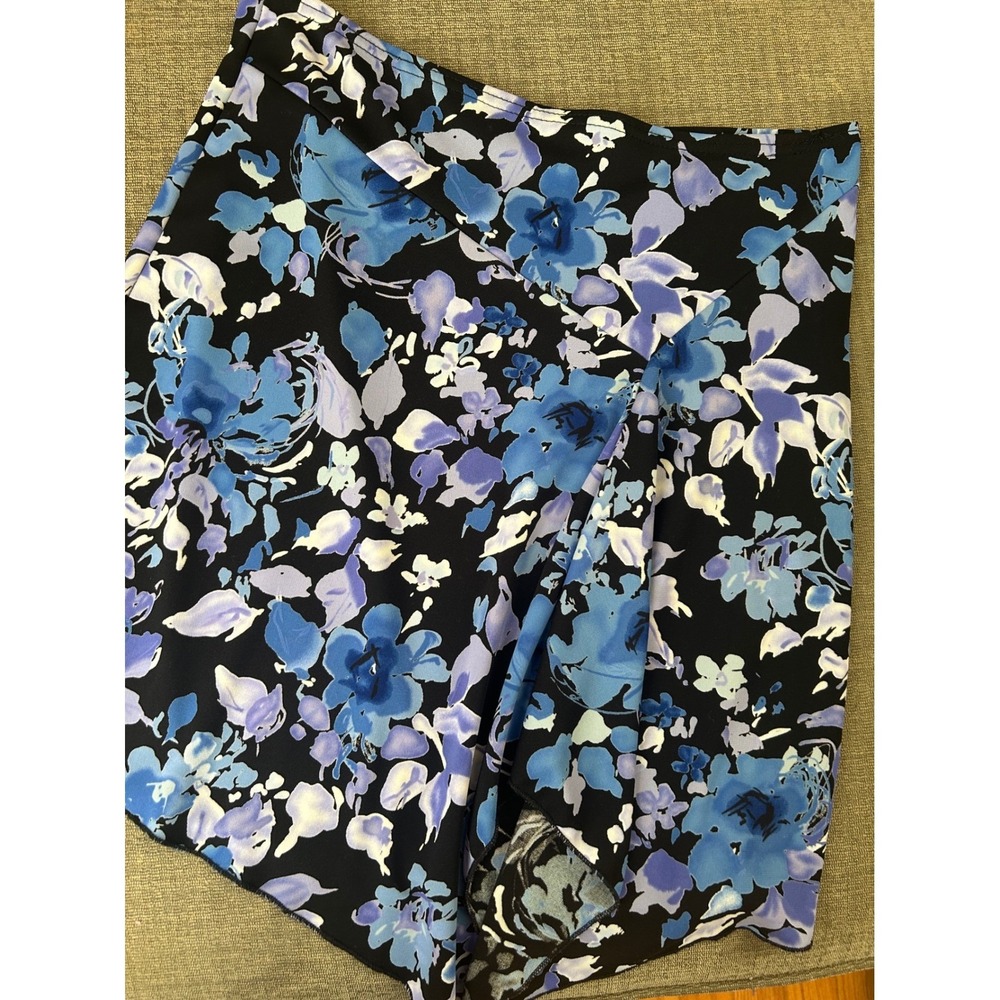 Vintage Fairycore A. Byer‎ Skirt Floral Print Asymmetrical Hem Garden Size S